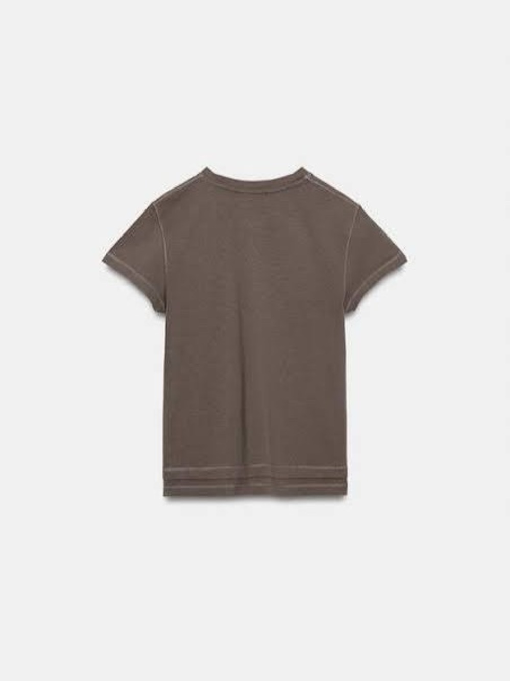 Zara Short-Sleeve Tee in Brown